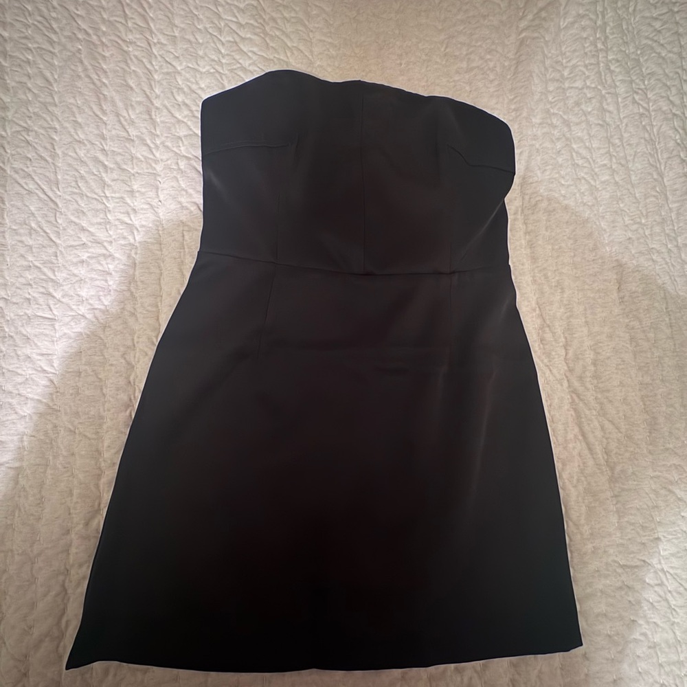 H&M Elegant Black Strapless Dress
